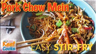 Pork Chow Mein - Chinese Fakeaway Recipe