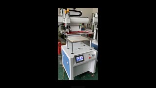 4060 vertical flat screen printing machine with servo lift table