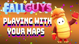 PLAYING MAPS WITH SUBSCRIBERS & VIEWERS!! | Playing With Subscribers | Fall Guys Live