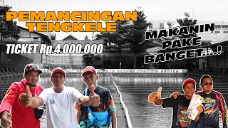 MAKANIN BANGET..! || kolam pemancingan Tengkele Serang Banten || Ticket 4 JT..