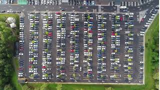 Aerial - Car parking lot