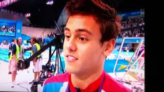 Tom Daley interview after winning Olympic Bronze medal!