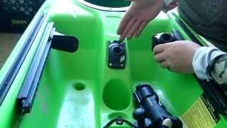 Railblaza Starport HD replacing a Scotty mount on a kayak