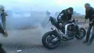 BEST Motorcycle Burnout EVER!