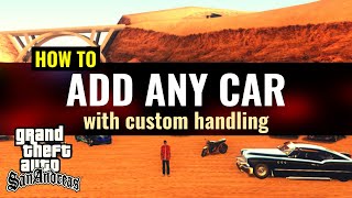 How to install Car Mod in Gta Sa with Custom Handling | Gta San Andreas Car Mods | Picnic Gaming