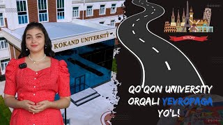 Qo‘qon University orqali Yevropaga Yo‘l!