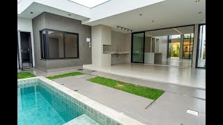 Linda casa 230m², 3 suítes, 1 escritório, piscina e espaço gourmet, em Arniqueiras - R$1.450.000,00