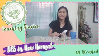 DES Diaries Learning Task 2 in Science 6 | VIANCA