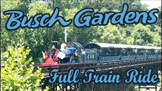 Busch Gardens Full Summer Train Ride 2024