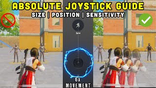 Joystick Guide | Sprint sensitivity | Joystick Size & Position (PUBG MOBILE & BGMI) | Detail guide!