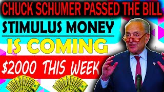 SCHUMER PASSED THE BILL !! FINALLY !! $2,000 COMING !! FOURTH STIMULUS UPDATE 2022 :)