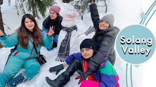 Shimla Manali Vlog Series Ep 6 | Going to Solang Valley Manali | Megha Dhade Vlogs