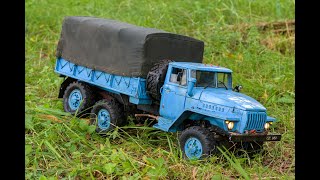 Ural 4320 - RC scale truck - forest expedition - Cross RC UC6 - [pure sound of model]