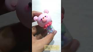 Pink Bear Clay Art | Diy Works #shorts