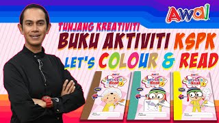 Buku Aktiviti Prasekolah Let's Colour & Read | KSPK | Kreativiti