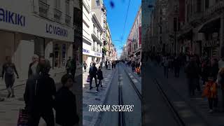 TAKSIM VISIT ON TRAM #travel #antalya #trendingshorts #trend #tiktok #art #dance #explore #funny