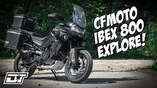 CFMOTO IBEX 800 Explore Adventure Bike | Fully Loaded 2-Wheel Fun!