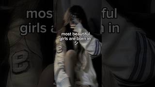 ♡Most Beautiful girls are born in シ #aesthetic #beautiful #girls #shorts