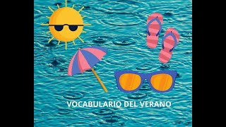 VOCABULARIO DEL VERANO