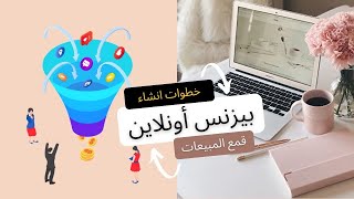 كيفية إنشاء استراتيجية فعالة للعمل عبر الانترنت | قمع المبيعات لبيع منتجات رقمية