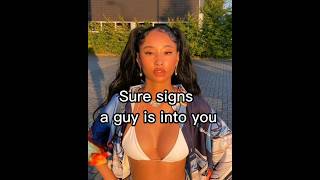 Sure signs a guy is into you#shorts#short#viral