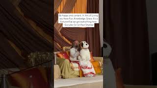 Cute Video of @Gurudev Sri Sri Ravi Shankar ji playing with a Toy Dog 🐕 🐶 in Switzerland 🥹❤️🤩 2024