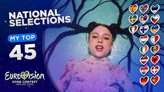 Eurovision 2024: NATIONAL SELECTIONS (MY TOP 45) [NEW🇮🇹🇸🇪]