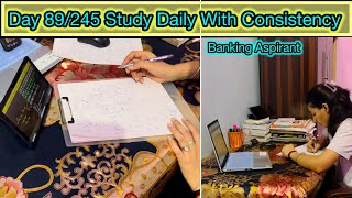 Day 89/245 Study Daily With Consistency ||Target Bank Exams 2024||