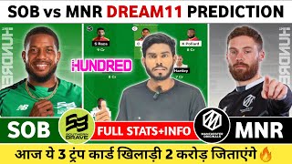 SOB vs MNR Dream11 Prediction | SOB vs MNR Dream11 Team | SOB vs MNR Dream11 Prediction Today Match