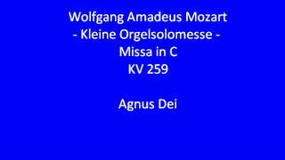 Mozart - Kleine Orgelsolomesse - Agnus Dei - 2007