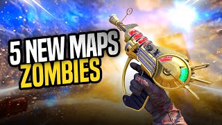 FIVE NEW EXCLUSIVE CUSTOM ZOMBIES MAPS! (Feat. Tim Hansen)