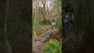 Cross or get soaking wet! #dirtbike #enduro #hardenduro