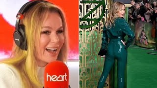 Amanda Holden's Squelchy Wardrobe Malfunction at Wicked Premiere!