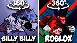 360º VR Silly Billy I'LL MAKE YOU SAY Original vs Roblox