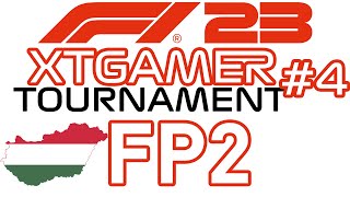 F1 23 | XTgamer Tournament #4 | FP2 Hungary | XT Gameplay