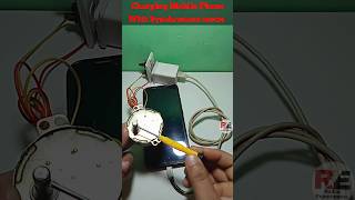 Charging Mobile phone with synchronous motor | synchronous motor generator | #rudra ac swing motor