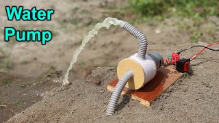 How to Make Water Pump with 12v DC Motor । Homemade Powerful Water Pump