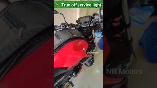 how to off service notification light 🪛 in TVS Raider bike #tvs Raider# service light