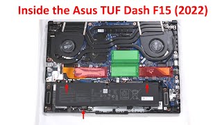 Upgrading Asus Tuf Dash F15 (2022) - SSD, RAM & Battery