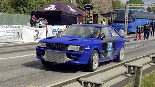 Audi Coupe 2.2TQ 20v Pulsar GTX3584RS 1/8 mile