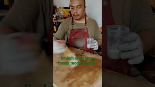 cara mengolah styrofoam bekas #eksperimen #limbah #thinner