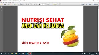 Webinar Menu Sehat untuk Anak dan Keluarga