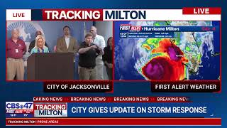 Hurricane Milton: Jacksonville mayor gives update on Hurricane Milton, 10/9/24, Noon | ANJ