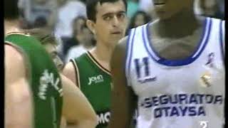 Final ACB 91/92  J2  Montigalá Joventut - Real Madrid Asegurator (Biriukov 19; Mark Simpsom 24)