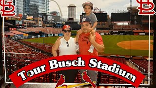 TOUR BUSCH STADIUM, ST. LOUIS CARDINALS. #stlouis #cardinals #buschstadium #mlb