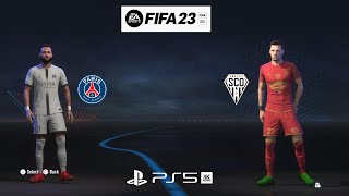 FIFA 23 PS5 Gameplay | Paris SG vs Angers SCO | LIGUE 1 2023| 4k[60FPS]