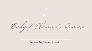 Budget Planner by Papers By Jessica Anne