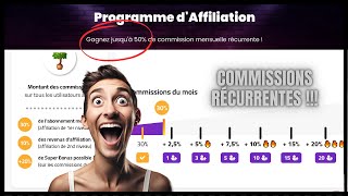 PROGRAMME D'AFFILIATION : affiliation KRÉAPRO (commissions récurrentes)