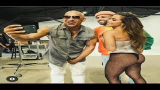 Anitta bombando nos EUA, a cantora pousou para foto com Vin Diesel e Nicky Jam