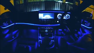 2018 Mercedes E-Class Coupe interior Lighting (64 Color Lighting Time-lapse)